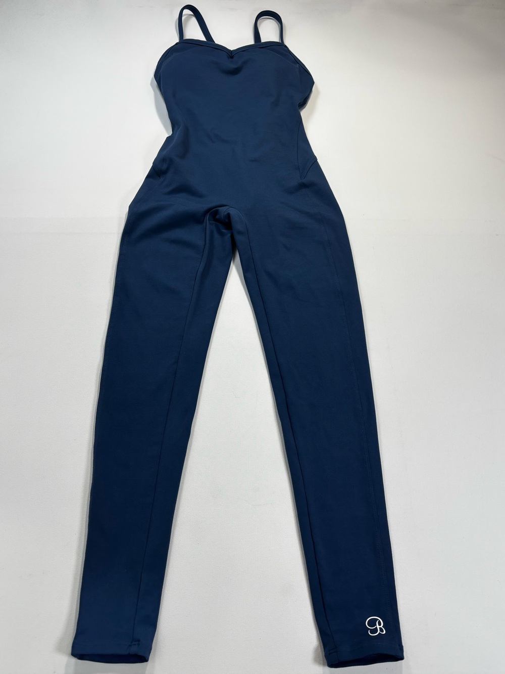 Bombshell Sportswear Navy Slim Jumpsuit with Spaghetti Straps